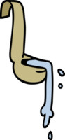 cartoon doodle ladle of food png