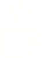 disegno a gesso caffè caldo png