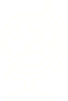 desenho de giz globo png