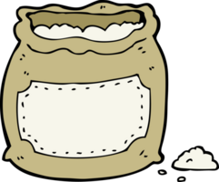 cartoon bag of flour png