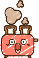 Toaster Kreidezeichnung png