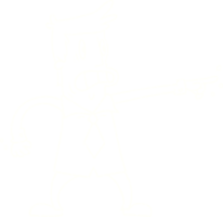 Man Pointing Chalk Drawing png