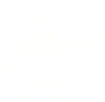 hombre señalando dibujo con tiza png