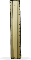 cartoon wooden ruler png