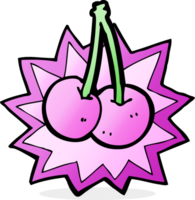 símbolo de cerezas de dibujos animados png