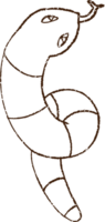 disegno a carboncino serpente png