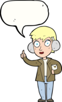 Cartoon Air Force Frau mit Sprechblase png