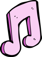 cartoon muzieknoot png