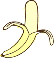 desenho de giz de banana png