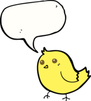 cartoon bird with speech bubble png