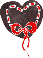 stitched heart cartoon png