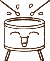 Drum Charcoal Drawing png