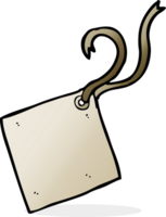 cartoon gift tag png