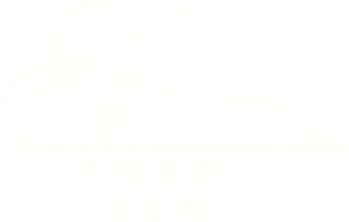 dessin à la craie de nuage de pluie png