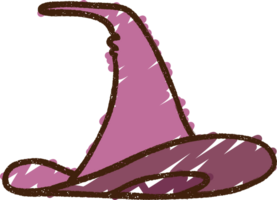 Witch Hat Chalk Drawing png