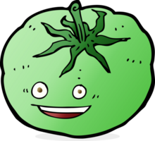 tomate verde de dibujos animados png