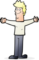 cartoon happy man png