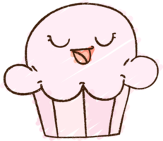 muffin krijt tekening png