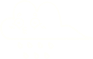 dessin à la craie de nuage de pluie png