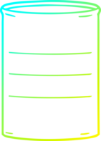 du froid pente ligne dessin de une dessin animé pétrole tambour png