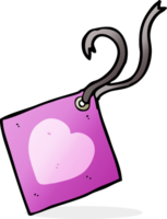 cartoon gift tag png