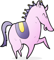 cheval cabré de dessin animé png