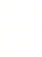 Batterie Kreidezeichnung png