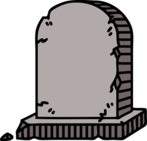 traditional tattoo of a grave stone png