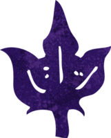 symbole de feuille de dessin animé png