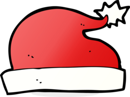 chapéu de papai noel dos desenhos animados png