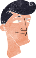 cartoon confident man png