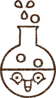 experimento científico dibujo al carboncillo png