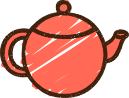 theepot krijt tekening png