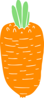 flat color style cartoon vegetable png