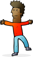 cartoon stressed man png