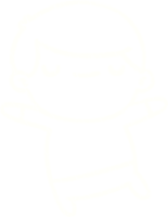 disegno di gesso uomo felice png