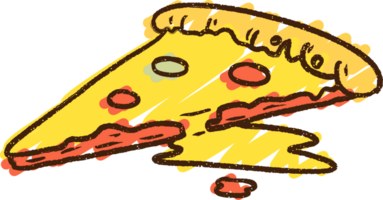 Pizza Chalk Drawing png