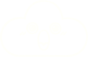 desenho de giz de nuvem png