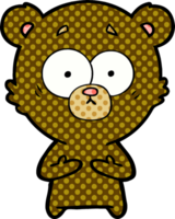 surprised bear cartoon png