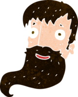 cartoon bearded man png