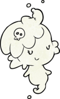 cute cartoon ghost girl png