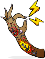 cartoon tattoo arm symbol png