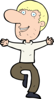 cartoon happy man png