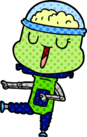 happy cartoon robot png