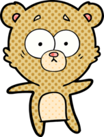 dibujos animados de oso ansioso png