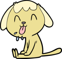 perro de dibujos animados lindo png