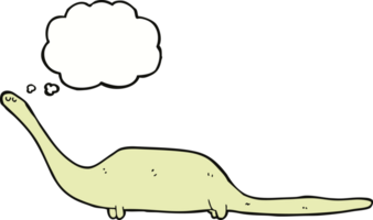 cartoon dinosaur with thought bubble png