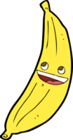 banana felice del fumetto png