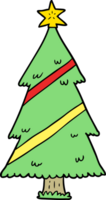 cartoon christmas tree png