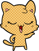 happy cartoon cat png